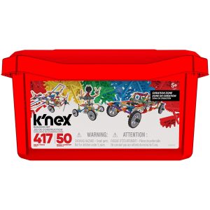 knex ערכת הרכבה 417 חלקים בקופסה