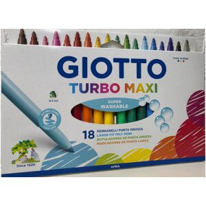 טושים גיאוטו עבים 18 יחידות-Giotto
