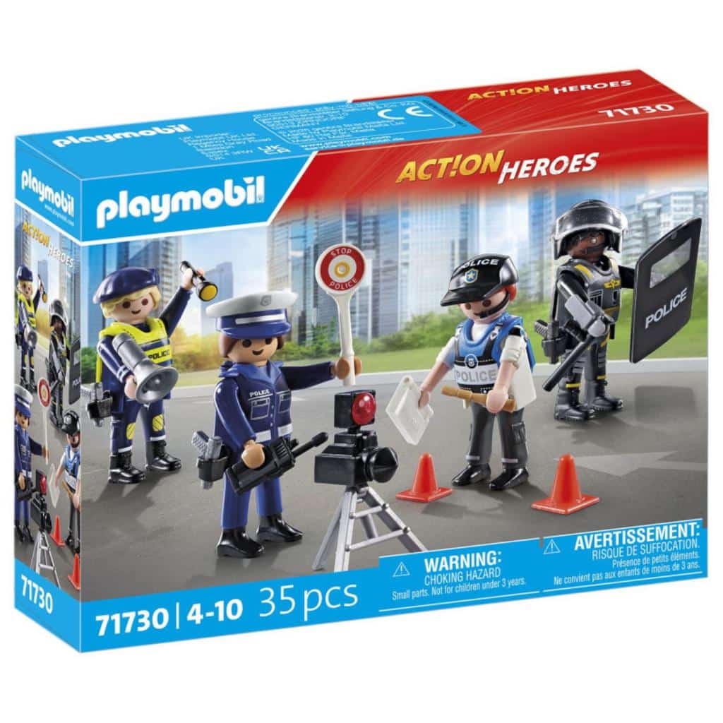 פליימוביל 71730 סט דמויות משטרה-playmobil פליימוביל 71730 סט דמויות משטרה-playmobil