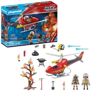 פליימוביל-playmobil מסוק חילוץ והצלה 71195
