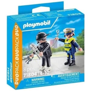 פליימוביל-playmobil שוטר וגנב 71804