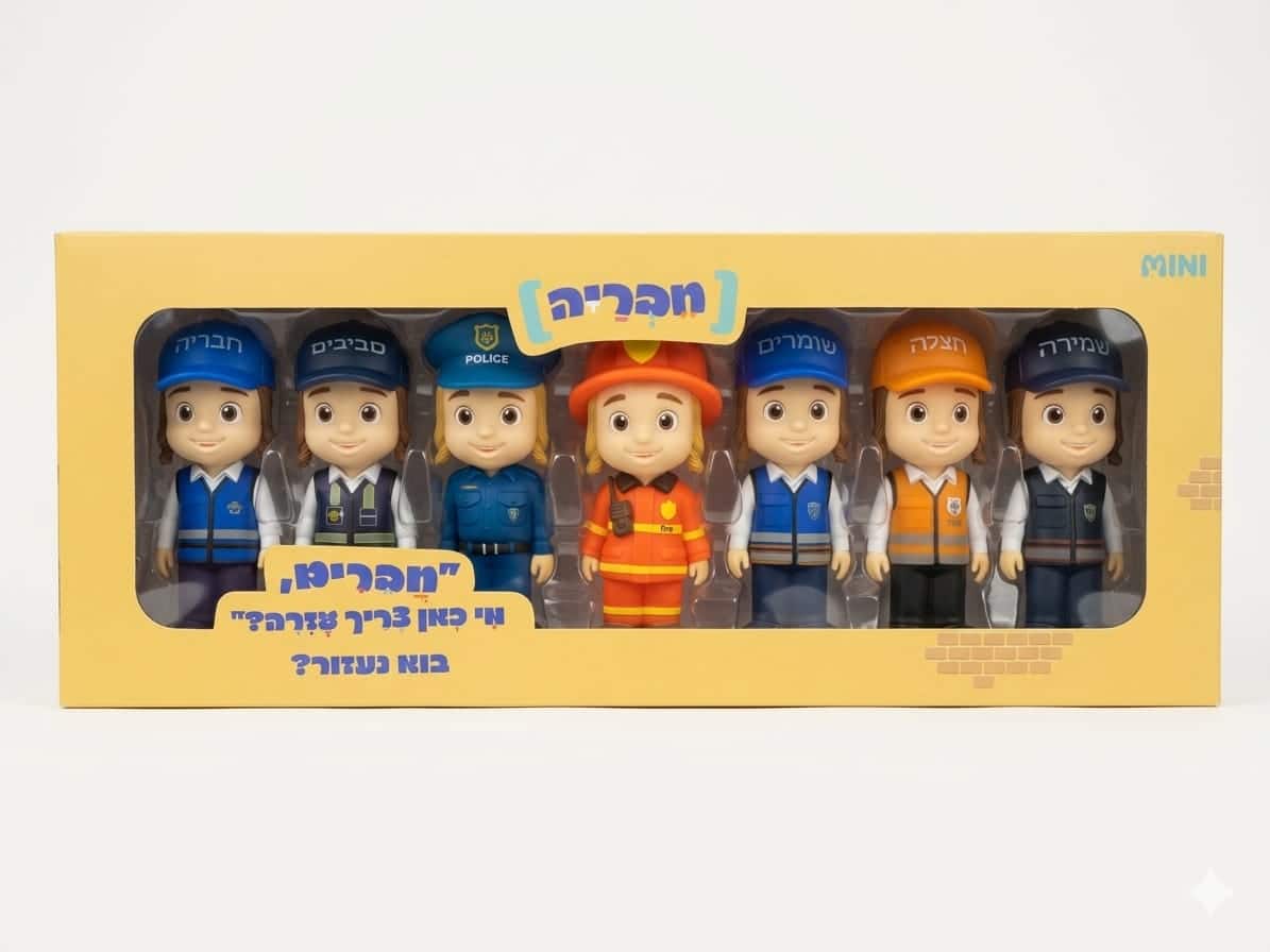 חבריה -7 דמויות ג'מבו הצלה חבריה -7 דמויות ג'מבו הצלה